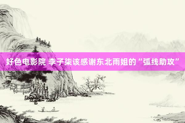 好色电影院 李子柒该感谢东北雨姐的“弧线助攻”