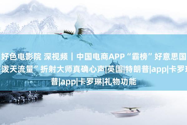 好色电影院 深视频｜中国电商APP“霸榜”好意思国支配商店 “泼天流量”折射大师真确心声|英国|特朗普|app|卡罗琳|礼物功能