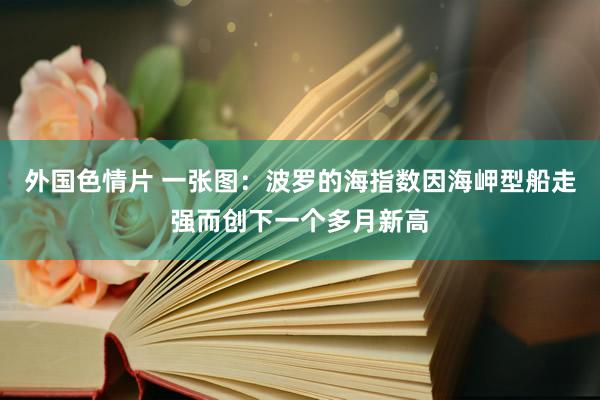 外国色情片 一张图：波罗的海指数因海岬型船走强而创下一个多月新高
