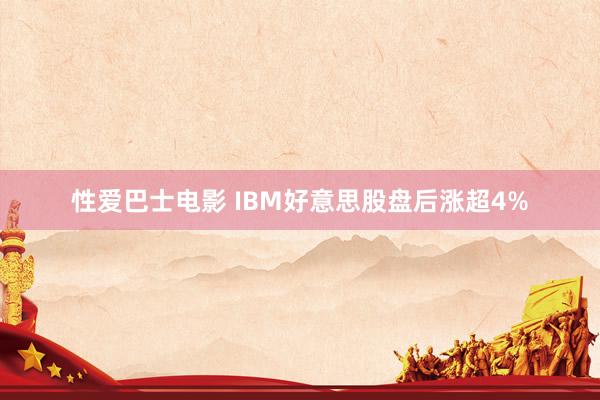 性爱巴士电影 IBM好意思股盘后涨超4%