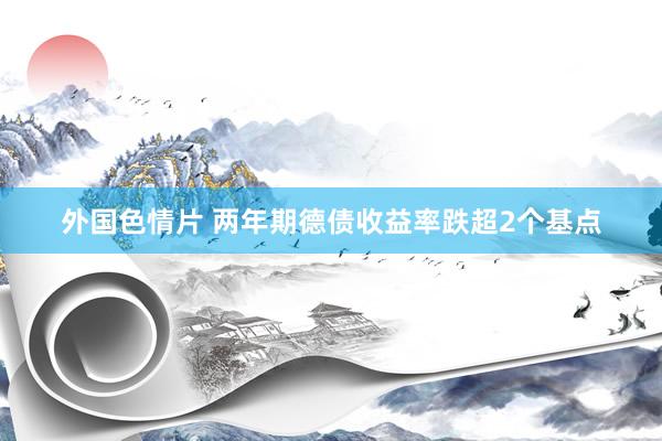 外国色情片 两年期德债收益率跌超2个基点