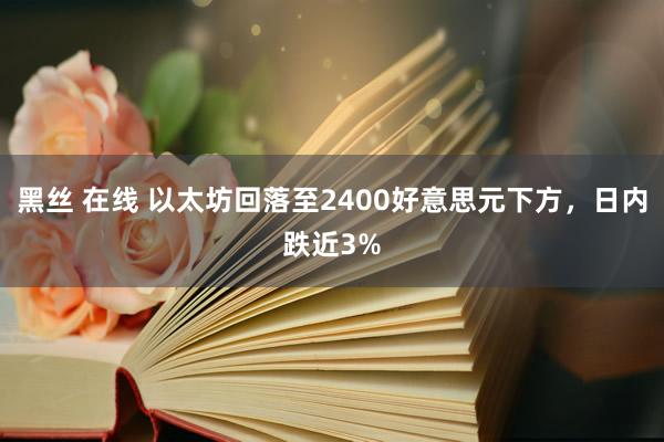 黑丝 在线 以太坊回落至2400好意思元下方，日内跌近3%